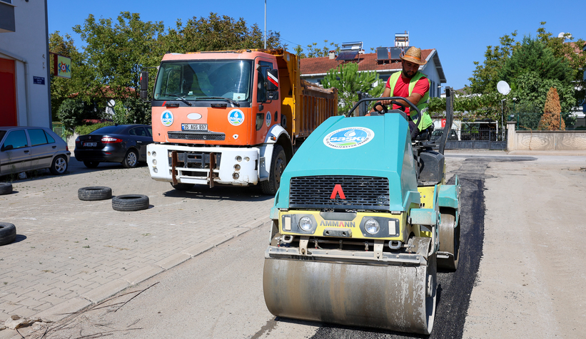 SASKİ kazılan yerleri asfaltlıyor