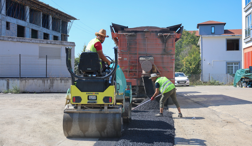 SASKİ kazılan yerleri asfaltlıyor