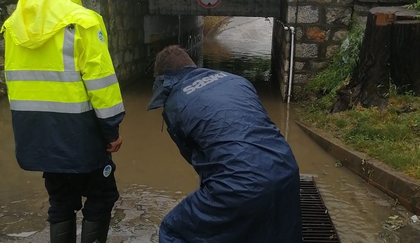 SASKİ’den anında müdahale