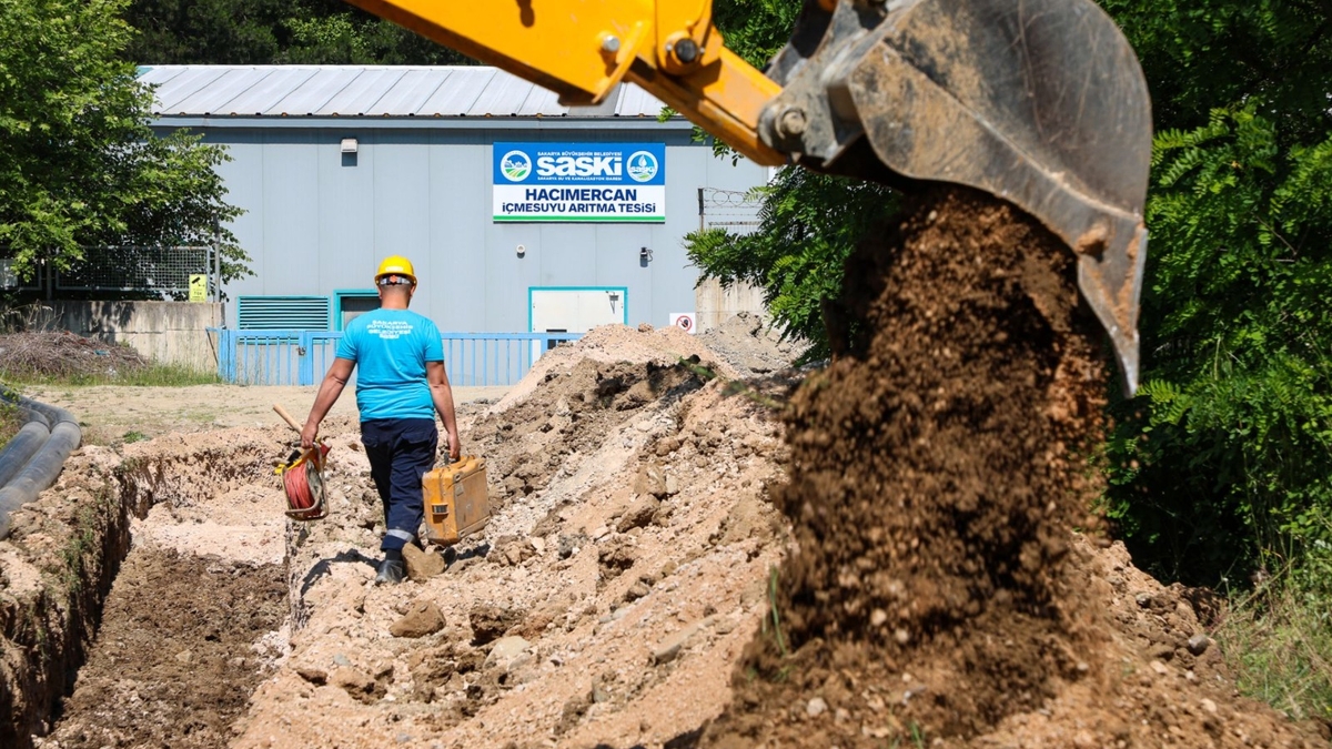 SASKİ’den Sapanca’ya 3 Bin 500 Metrelik Yeni İçme Suyu Hattı