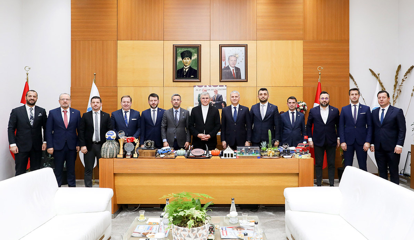 SATSO'dan Başkan Yüce'ye ziyaret