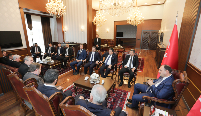 SATSO heyeti’nden ilk ziyaret Sakarya Valisi Kaldırım’a