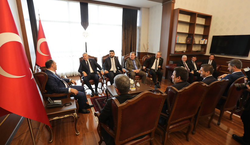 SATSO heyeti’nden ilk ziyaret Sakarya Valisi Kaldırım’a