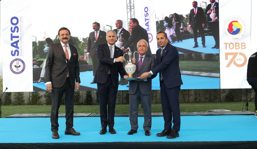 SATSO Tek Durak Ofis Hizmet Binaları törenle açıldı