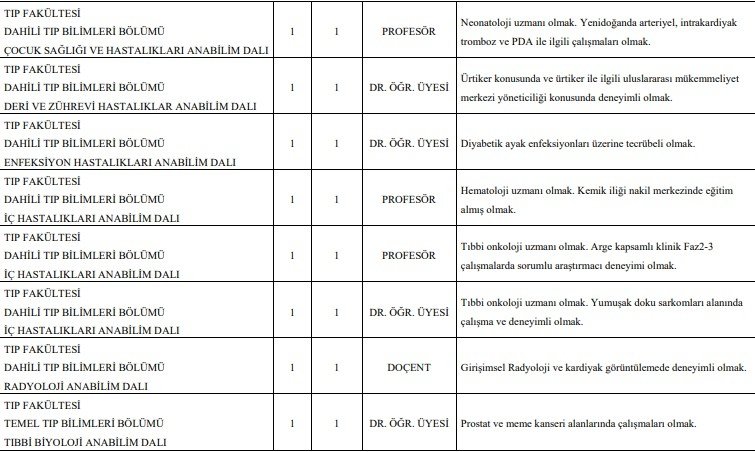 SAÜ 43 akademik personel alacak
