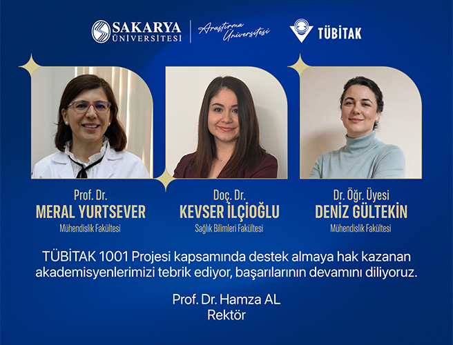 SAÜ'den TÜBİTAK-1001 Başarısı