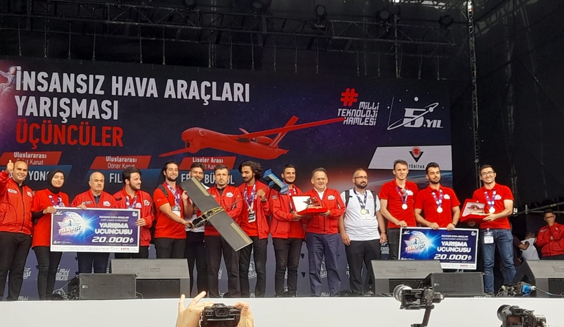 SAÜ takımı Teknofest'te üçüncü oldu