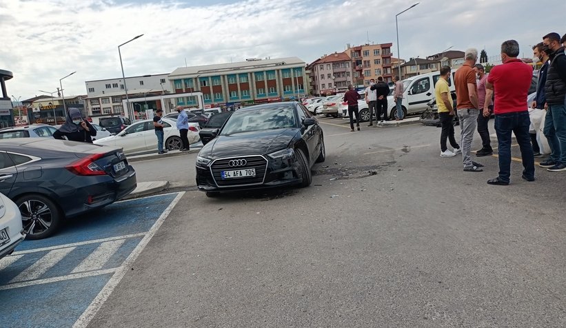 SEAH otoparkında kaza