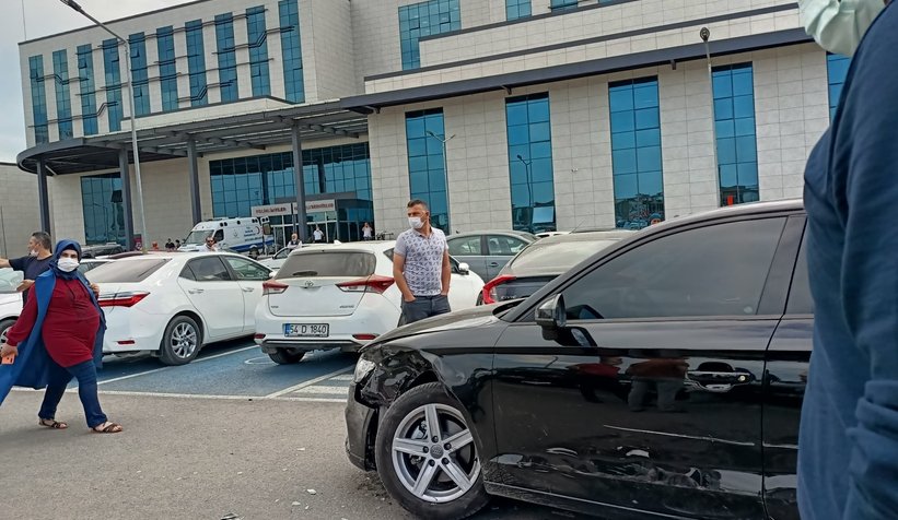 SEAH otoparkında kaza