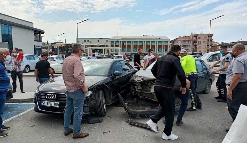 SEAH otoparkında kaza