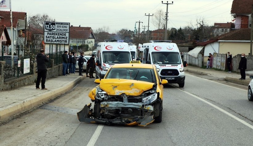 SEDAŞ ekibi kaza yaptı: 5 yaralı