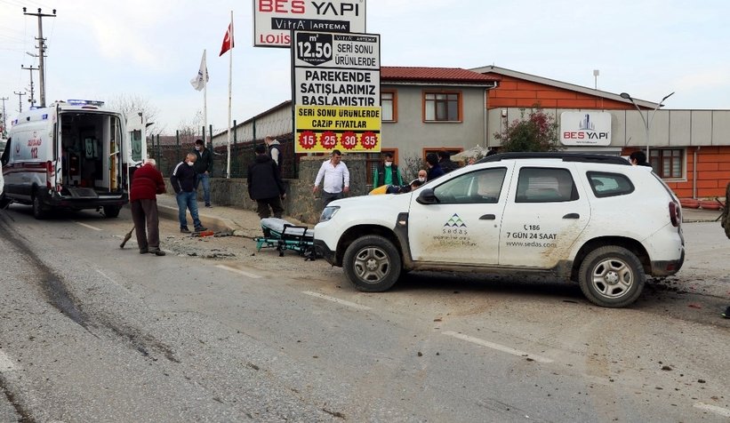 SEDAŞ ekibi kaza yaptı: 5 yaralı