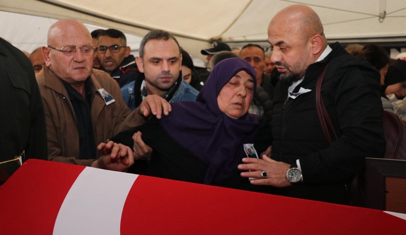 Şehidimiz Akın Karakuş'un naaşını baba ocağında