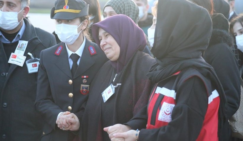 Şehidimizin cenazesi Sakarya'ya getirildi