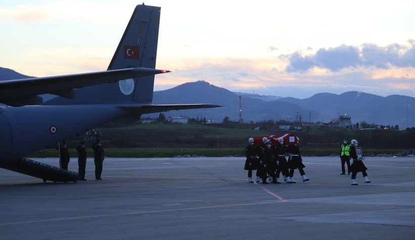 Şehidimizin cenazesi Sakarya'ya getirildi