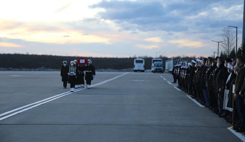 Şehidimizin cenazesi Sakarya'ya getirildi