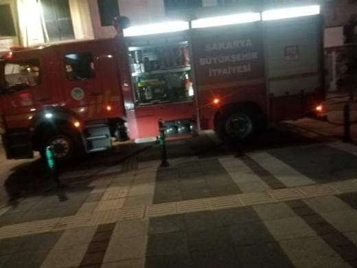 Şehir merkezinde yangın paniği