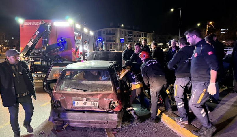 Şehirde korkutan kaza