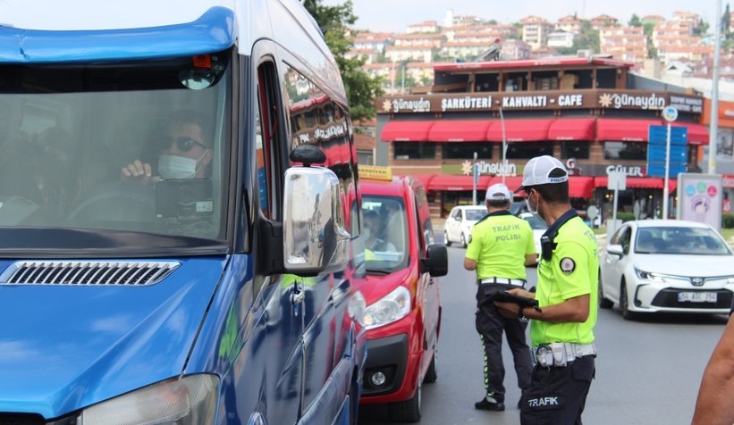 Şehirde korona denetimi