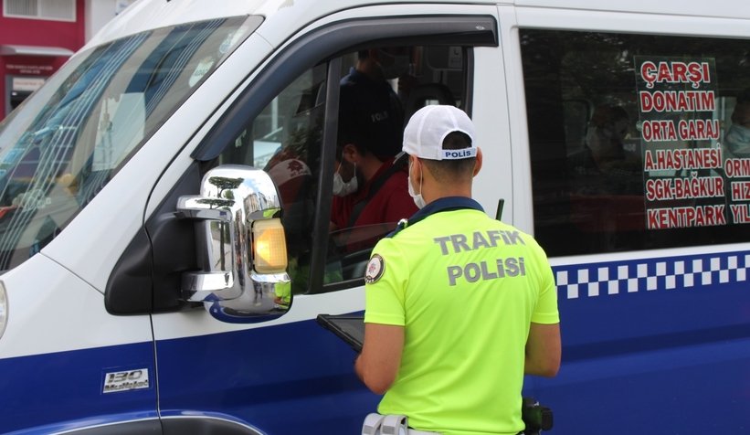 Şehirde korona denetimi