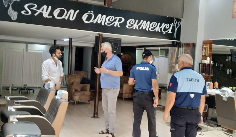 Şehirde korona denetimi