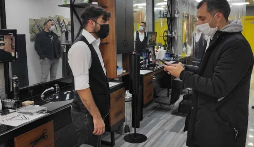 Şehirde koronayla büyük mücadele