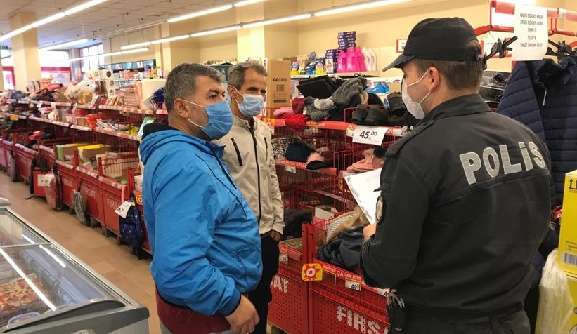 Şehirde koronayla büyük mücadele