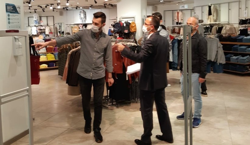 Şehirde koronayla büyük mücadele