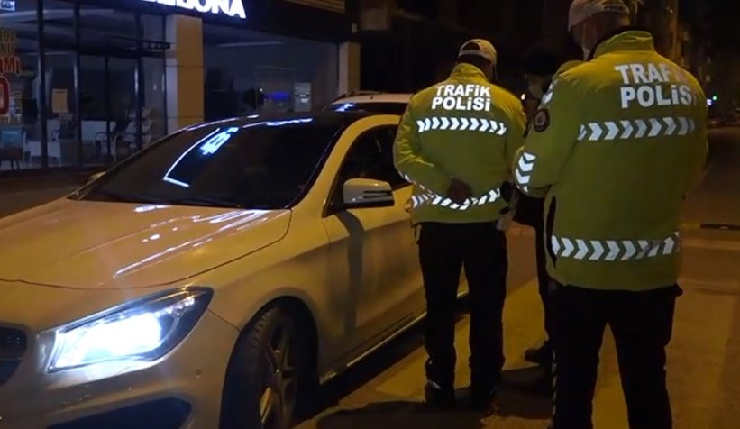 Şehirde sokağa çıkma yasağını ihlal edenlere ceza yağdı