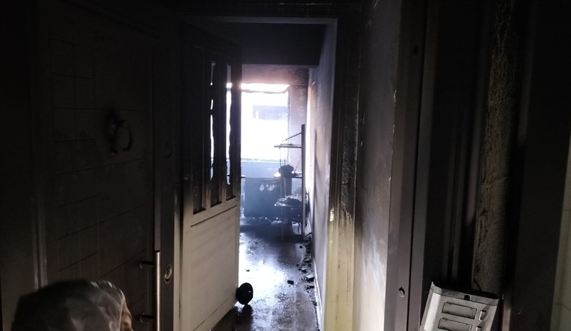 Şehirde yangın faciası: 1 ölü, 1 yaralı