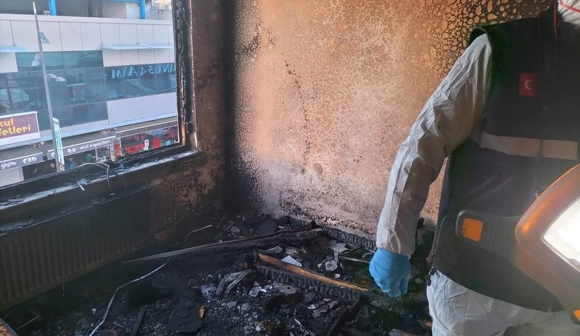 Şehirde yangın faciası: 1 ölü, 1 yaralı