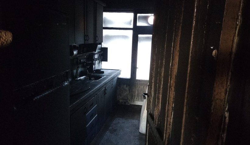 Şehirde yangın faciası: 1 ölü, 1 yaralı