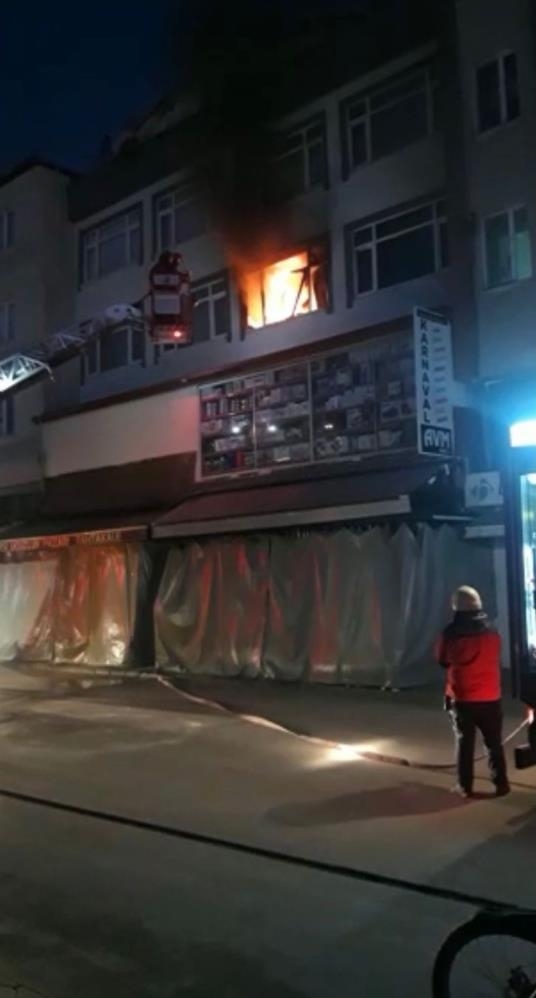 Şehirde yangın faciası: 1 ölü, 1 yaralı