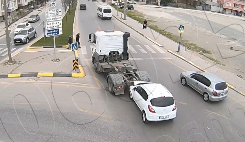 Şehirdeki kazalar KGYS kamerasında