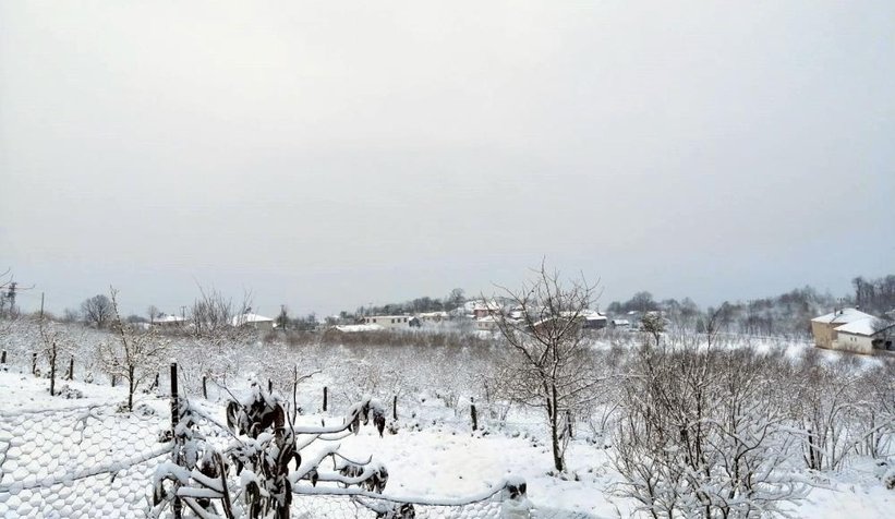 Şehirden kar manzaraları