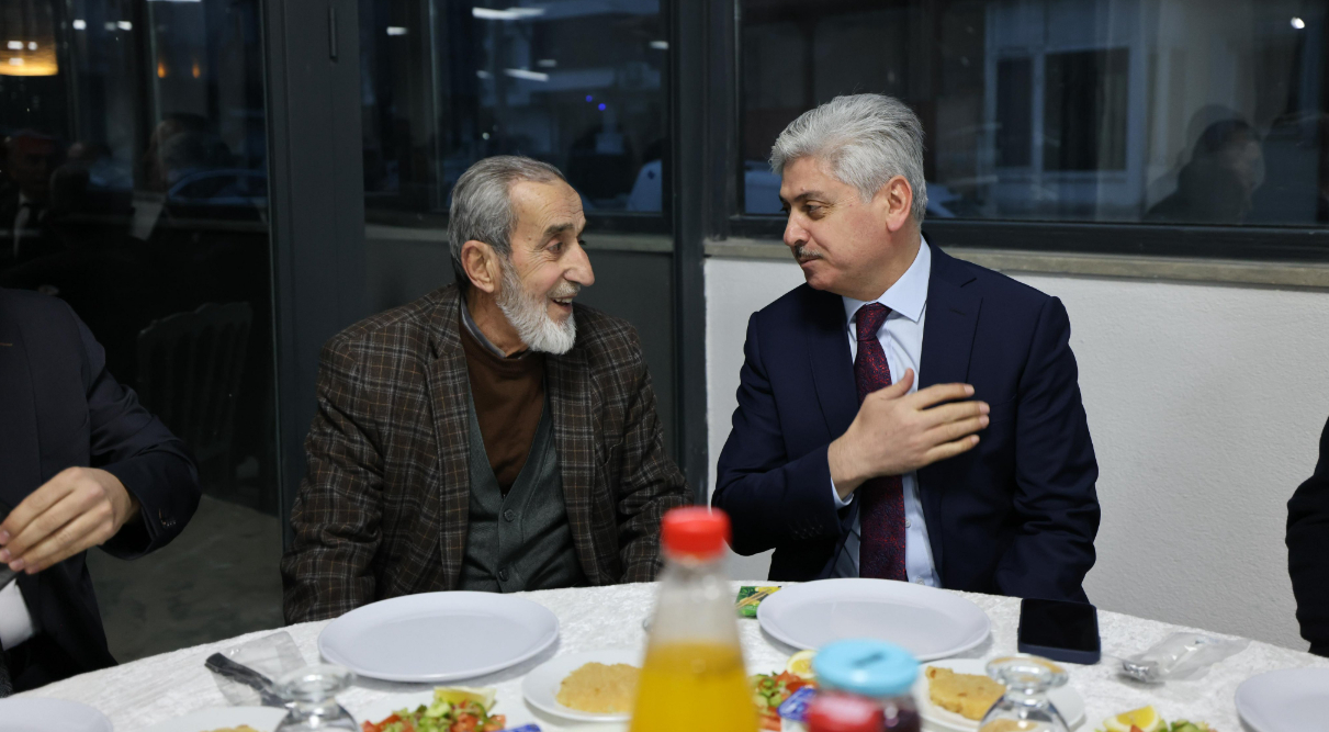 Şehit ailesinden iftar yemeği