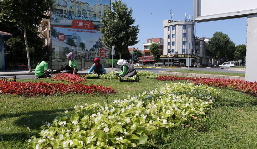 Şehrin caddeleri çiçek bahçesi gibi olacak
