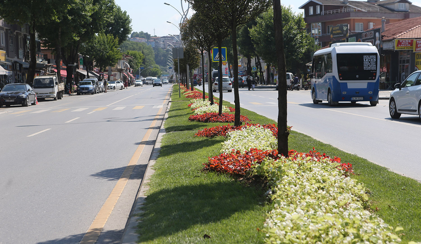 Şehrin caddeleri çiçek bahçesi gibi olacak