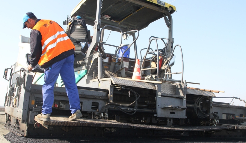 Şehrin kuzeyinde dev asfalt hamlesi