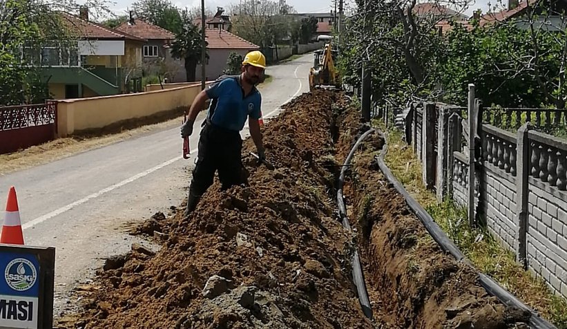 Şehrin kuzeyine altyapı çalışması