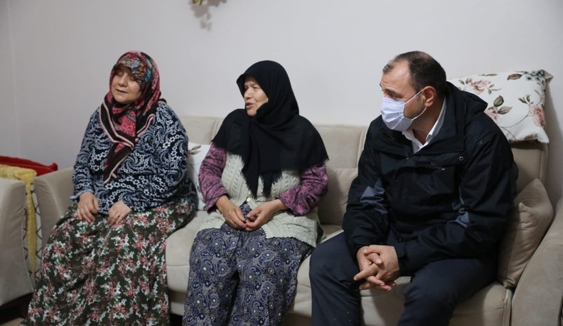 Selde hayatını kaybeden Özkul'un ailesini ziyaret etti