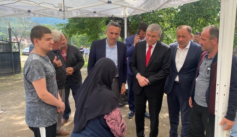 Selden zarar gören mahallelerde inceleme yaptılar