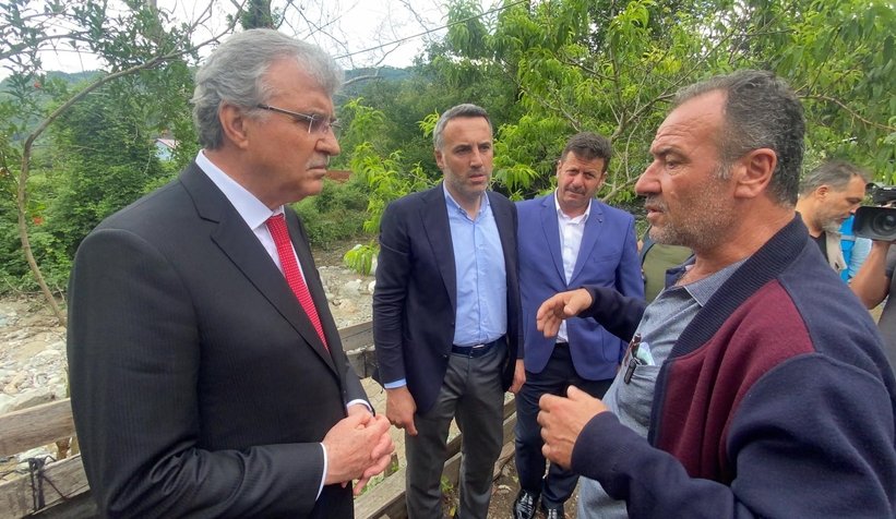 Selden zarar gören mahallelerde inceleme yaptılar