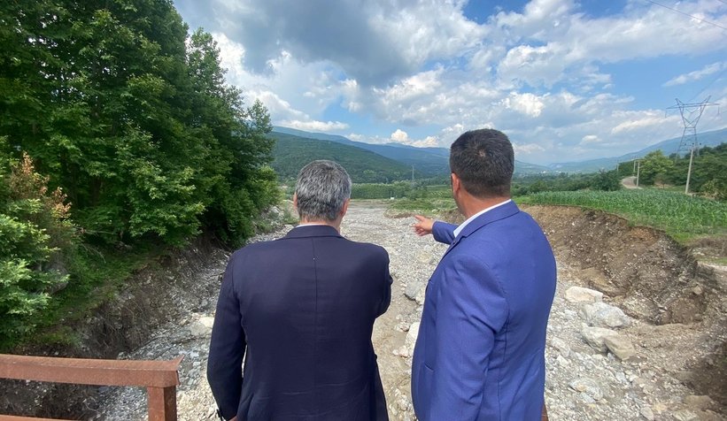 Selden zarar gören mahallelerde inceleme yaptılar