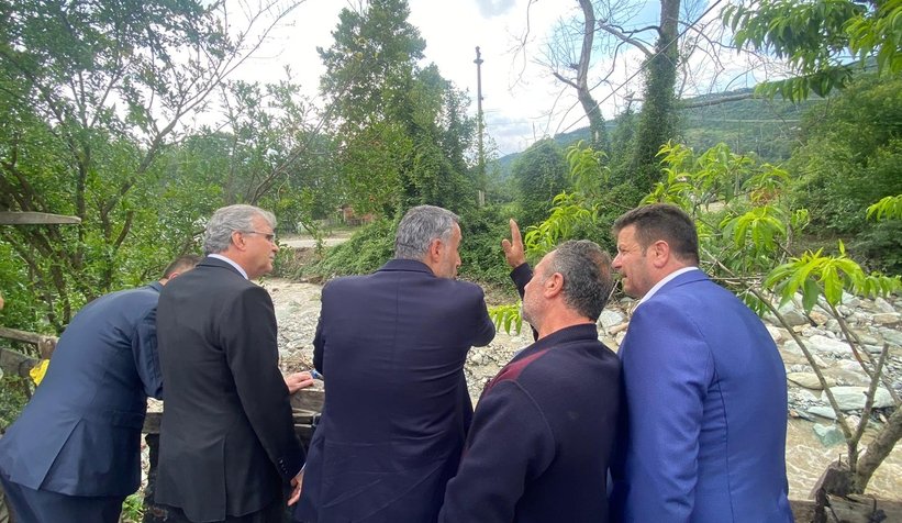 Selden zarar gören mahallelerde inceleme yaptılar