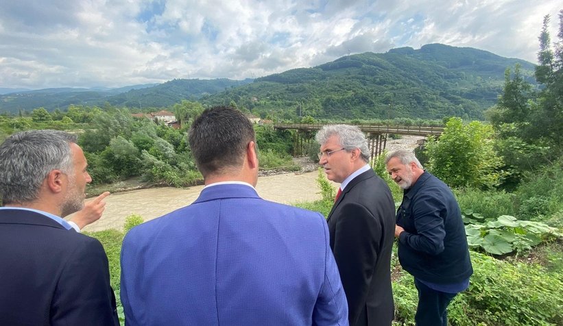 Selden zarar gören mahallelerde inceleme yaptılar