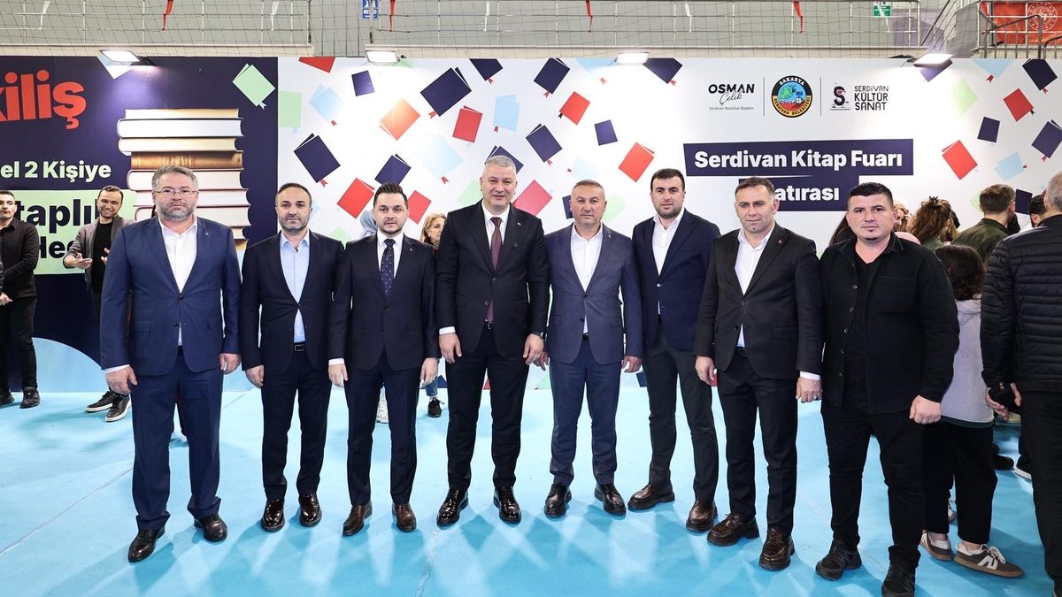 Serdivan 2. Kitap Fuarı görkemli bir törenle açıldı