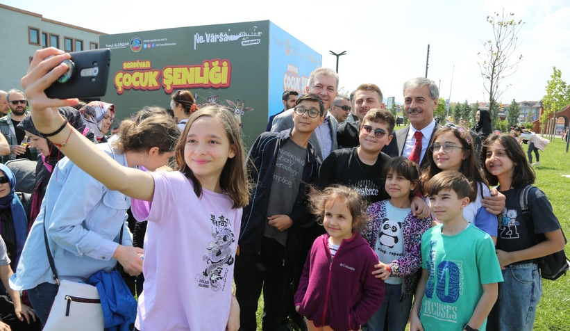 Serdivan Çocuk Şenliğine yoğun ilgi