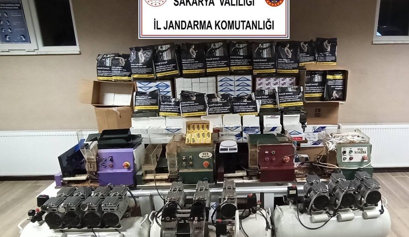 Serdivan'da kaçak tütün operasyonu