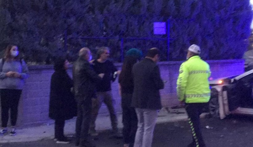 Serdivan'da kaza sonrası ortalık karıştı